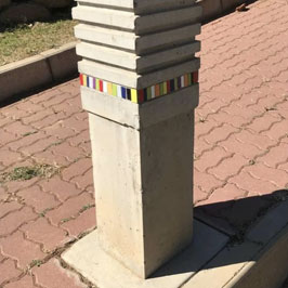 Milpark - Bollards and Gaming Benches